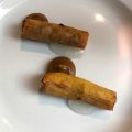 Duck cigar, apple